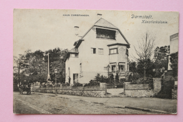 Ansichtskarte AK Darmstadt 1900-1914 Künstlerkolonie Haus Christiansen Jugendstil Josef Maria Olbrich Architektur Ortsansicht Hessen